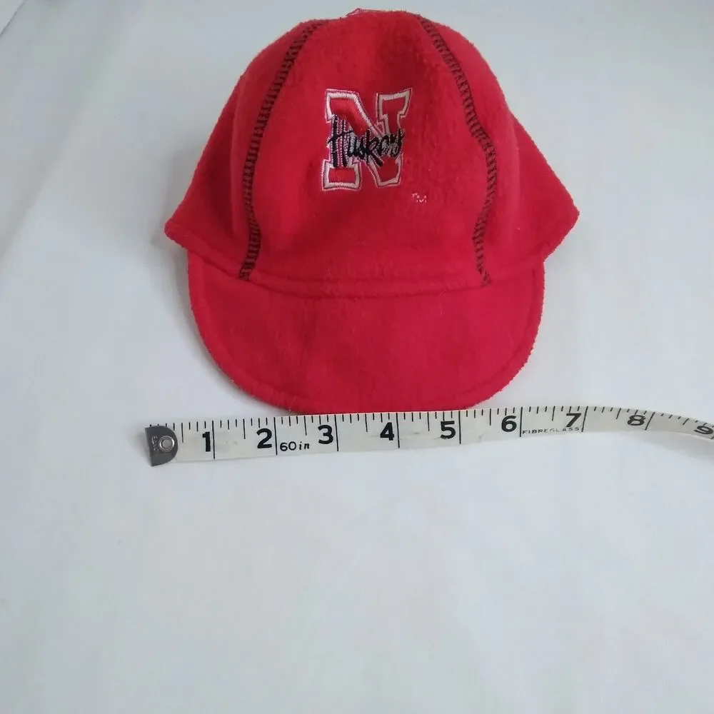 VTG Huskers N Child Youth Hat Cap Elastic Chinstrap Felt Costume Old Nebraska